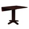 International Concepts Round 36 in Square Dual Drop Leaf Dining Table, Rich Mocha, 36 W, 36 L, 30 in H, Wood, Rich Mocha T15-36SDP - alternate 2